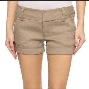 Alice and Olivia Cady Cuffed Shorts - size O -
Linen